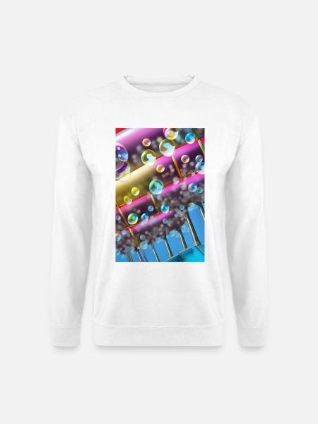 Bunte Seifenblasen - Unisex Pullover - Weiß