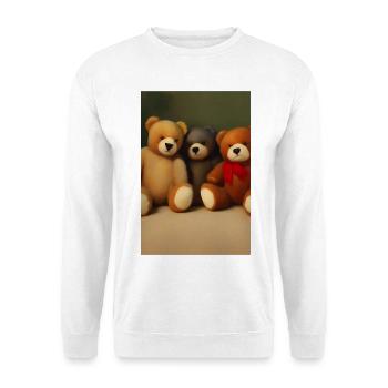 Teddy bear - Unisex Sweatshirt - white - Front