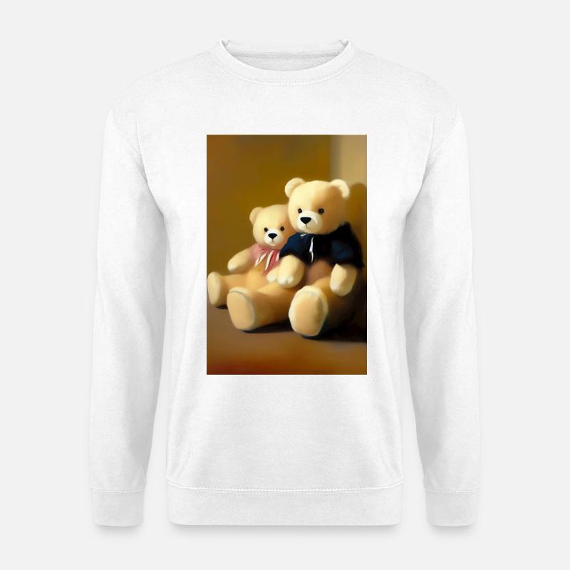 Teddybär - Unisex Pullover - Weiß