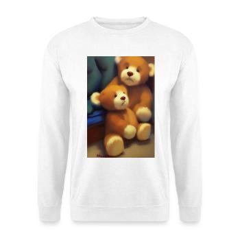 Teddy bear - Unisex Sweatshirt - white - Front
