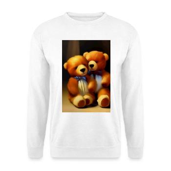 Teddy bear - Unisex Sweatshirt - white - Front