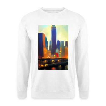 New York City Skyline - Unisex Sweatshirt - white - Front