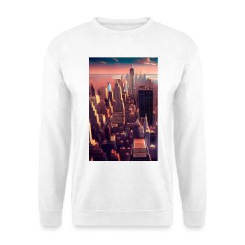 New York City Skyline - Unisex Sweatshirt - white - Front