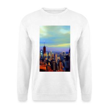 New York City Skyline - Unisex Sweatshirt - white - Front