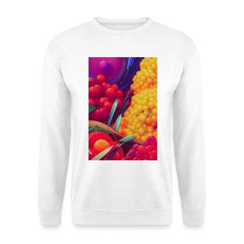 Früchte - Unisex Pullover - Weiß - Vorne