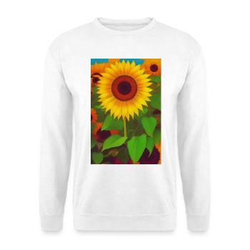 Sunflowers - Unisex Sweatshirt - white - Front