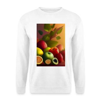 Fruit - Sweat-shirt Unisexe - blanc - Devant