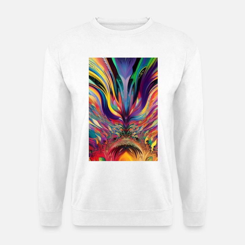 Abstract art - Unisex Sweatshirt - white