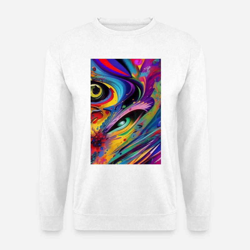 Abstract art - Unisex Sweatshirt - white