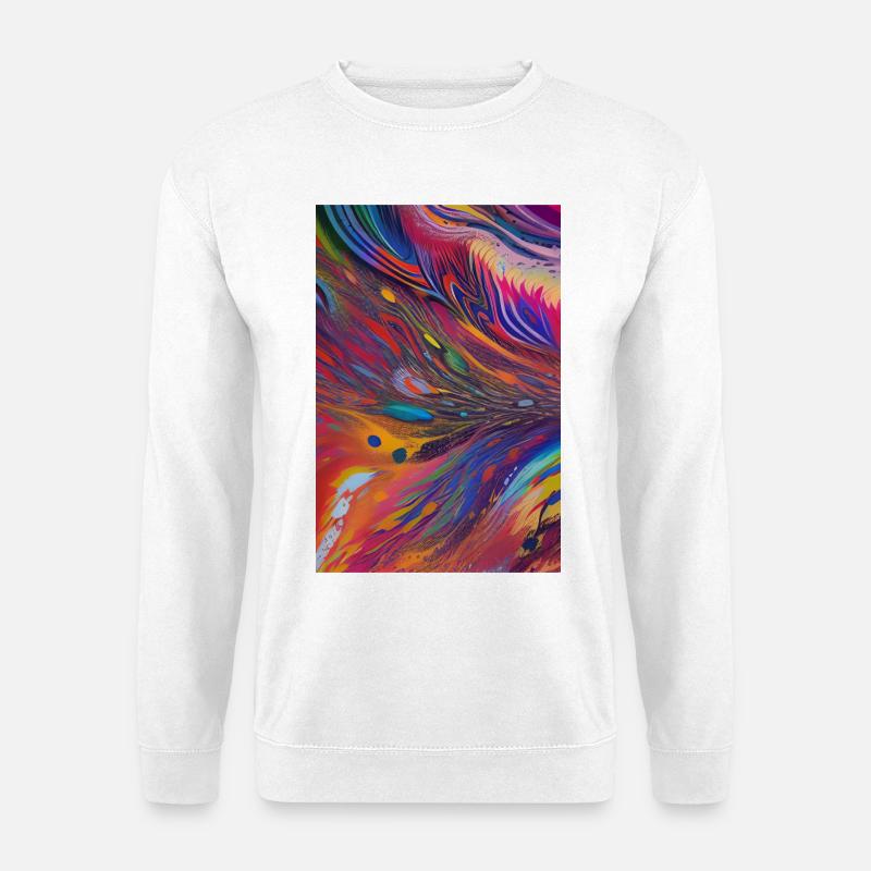 Abstract art - Unisex Sweatshirt - white