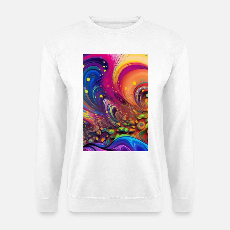 Abstract art - Unisex Sweatshirt - white