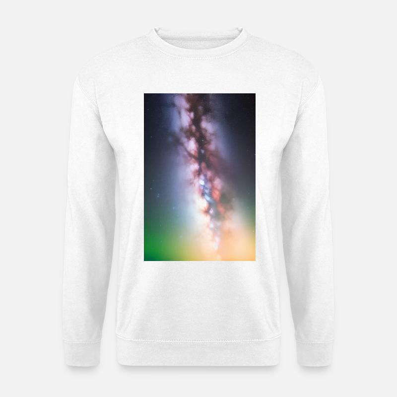 Weltall und Planeten - Unisex Pullover - Weiß