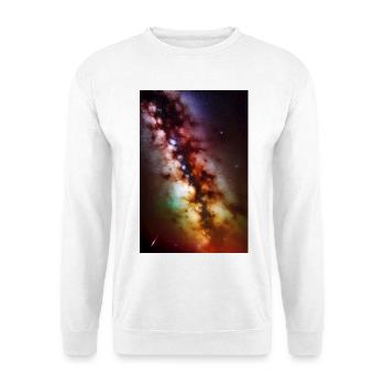 Weltall und Planeten - Unisex Pullover - Weiß - Vorne