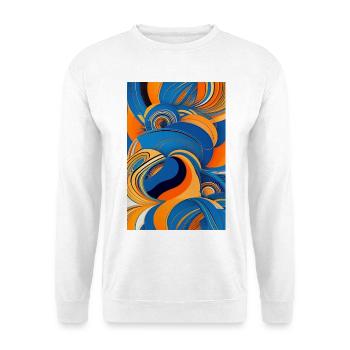 Abstrakte Kunst - Unisex Pullover - Weiß - Vorne
