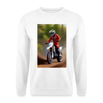 Motocross Riding - Unisex Sweatshirt - white - Front