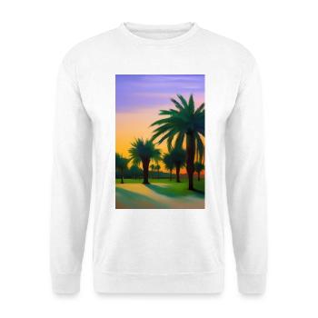 Arabische Wüste - Unisex Pullover - Weiß - Vorne