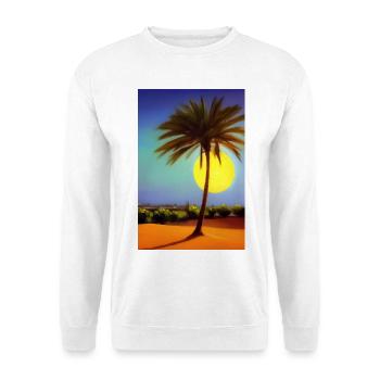Arabische Wüste - Unisex Pullover - Weiß - Vorne