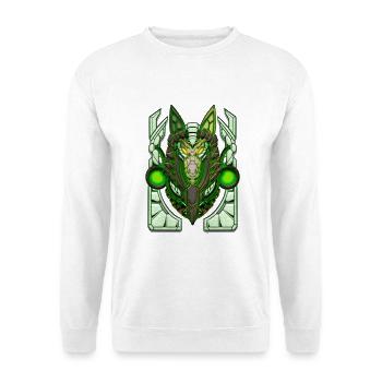 Awesome anubis cyberpunk mask - Unisex Sweatshirt - white - Front