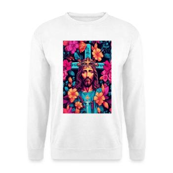 Jesus Christus - Unisex Pullover - Weiß - Vorne