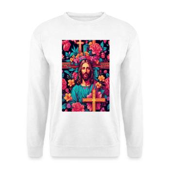 Jesus Christus - Unisex Pullover - Weiß - Vorne