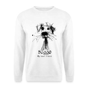 Doggo - My Best Friend - Unisex Sweatshirt - white - Front