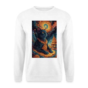 black Buddha1 - Unisex Pullover - Weiß - Vorne