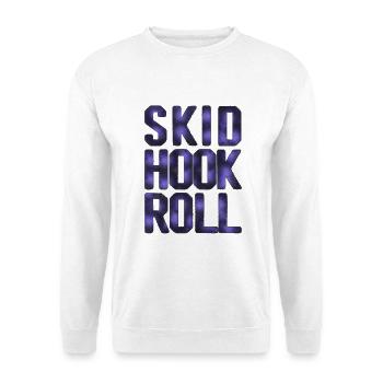Skid Hook Rolle - Unisex Pullover - Weiß - Vorne