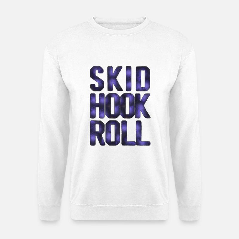 Skid Hook Rolle - Unisex Pullover - Weiß
