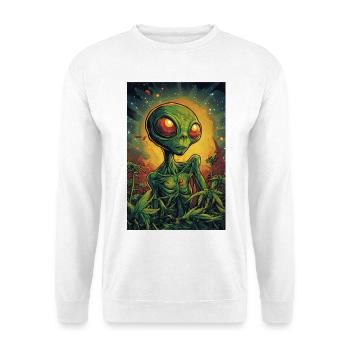 Dschungelalien Neonauge - Unisex Pullover - Weiß - Vorne