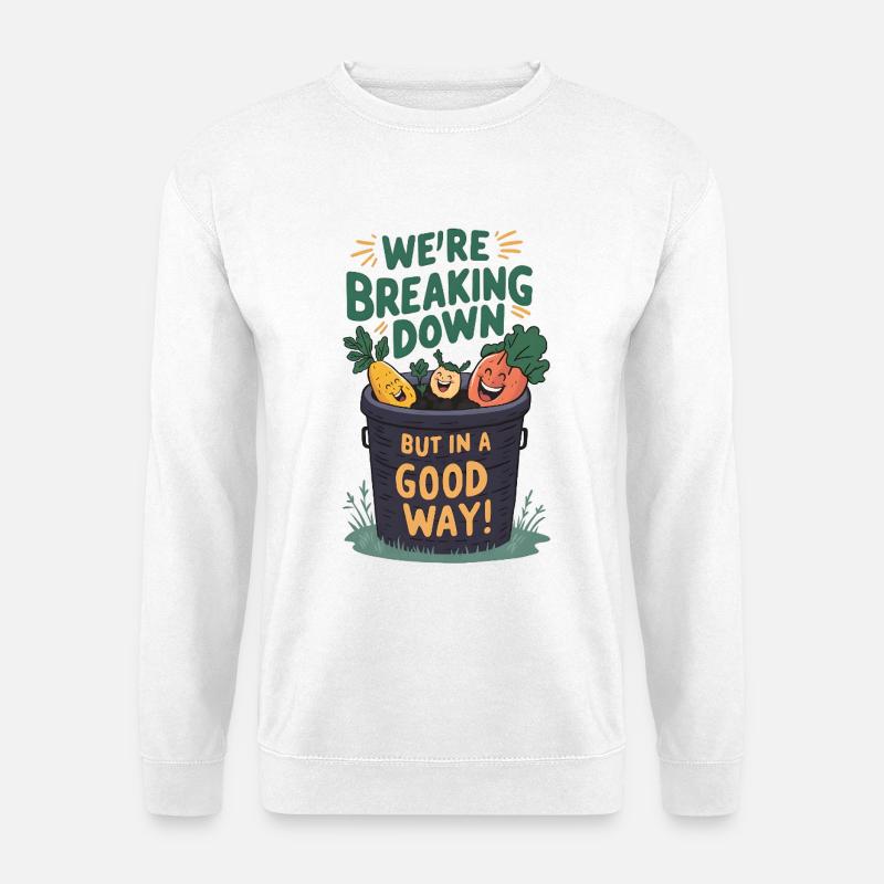 Breaking Down Compost - Unisex Pullover - Weiß