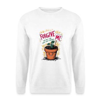Excuses de jardin - Sweat-shirt Unisexe - blanc - Devant