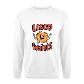 Leggo Ma Gaufre - Sweat-shirt Unisexe - blanc - Devant