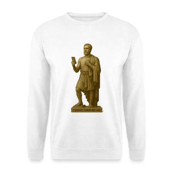 Philosophical Master in Wooden Style - Unisex Sweatshirt - white - Front
