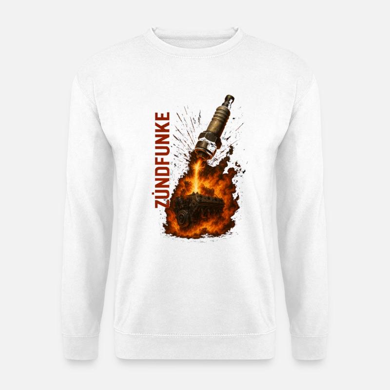 ZÜNDFUNKE – Firestarter - Unisex Sweatshirt - white