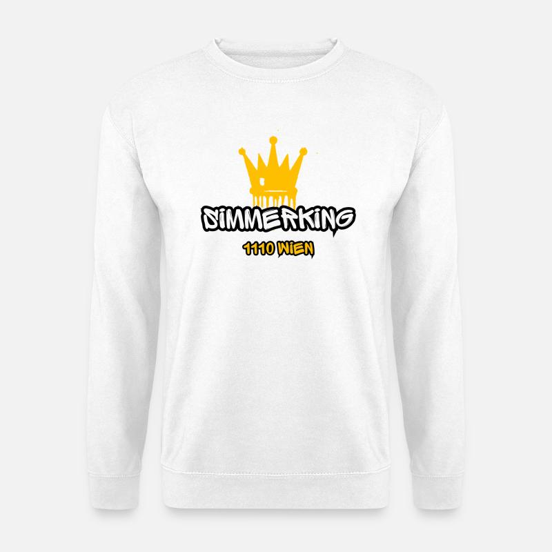 Simmeringer SIMMERKING!  - Unisex Pullover - Weiß