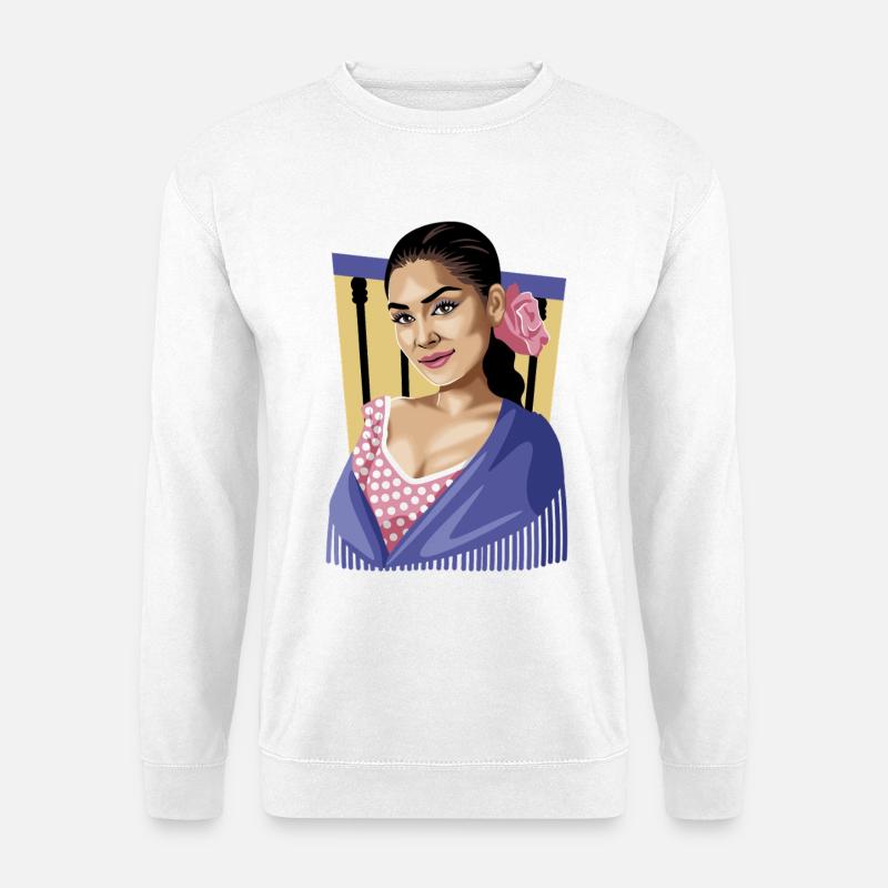 Andalusische Essenz - Unisex Pullover - Weiß