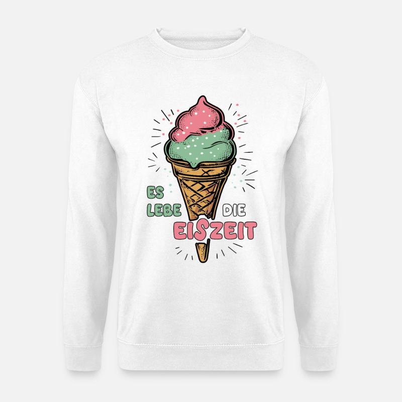 Es lebe die Eiszeit - Unisex Pullover - Weiß