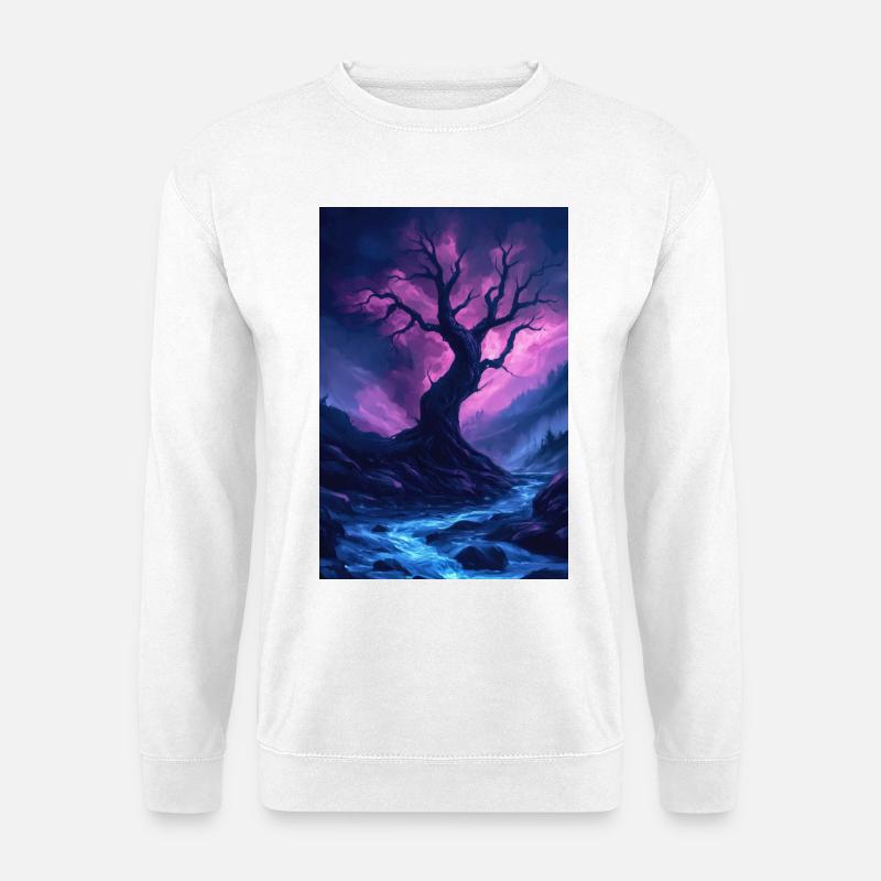 Dark Fantasy Illustration - Unisex Pullover - Weiß