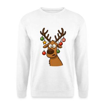 Reindeer - Unisex Sweatshirt - white - Front