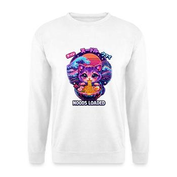 Ramen Cat Kanagawa - Unisex Sweatshirt - white - Front