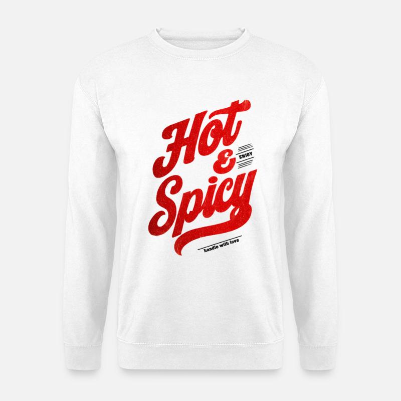 Hot & Spicy - Unisex Pullover - Weiß