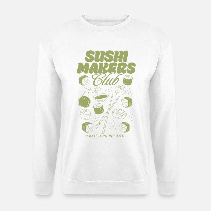 Sushi Makers Club - Unisex Pullover - Weiß