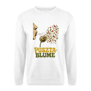 Pusztablume - Pusteblume - Unisex Pullover - Weiß - Vorne