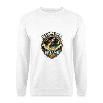 Follow Your Dreams Rocket - Unisex Sweatshirt - white - Front
