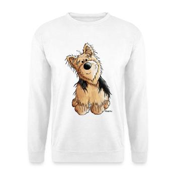 Yorkshire Terrier - Dog - Unisex Sweatshirt - white - Front