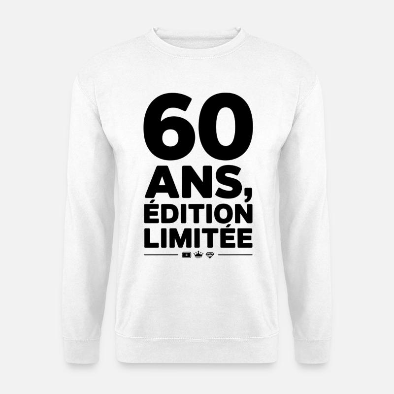 60 Jahre limitierte Auflage - Unisex Pullover - Weiß