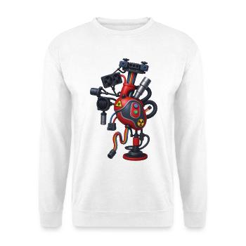 NERD HEART – Geek & Science-Fiction - Unisex Pullover - Weiß - Vorne