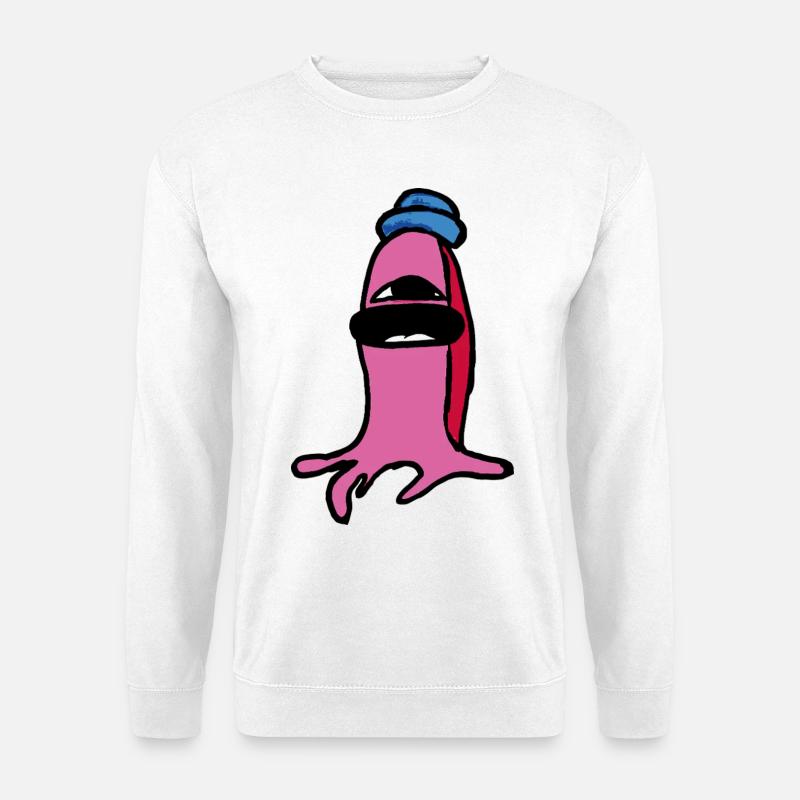 Alien Bjoern aus der Alienfamilie - Unisex Pullover - Weiß