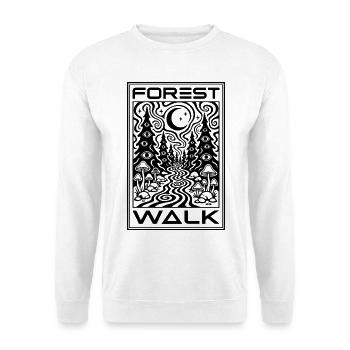Forest walk - Unisex Sweatshirt - white - Front