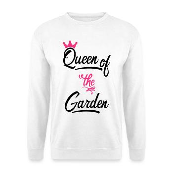 jardin - Sweat-shirt Unisexe - blanc - Devant